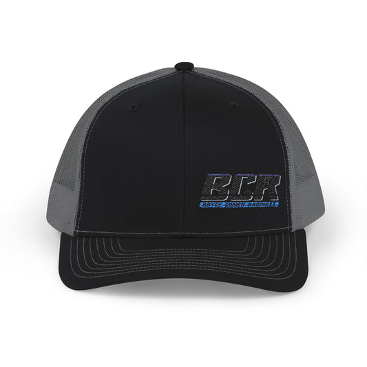 BCR -Bryce Comer Racing--Stylish Embroidered Snapback Trucker Cap, Trendy Hat for Outdoor Activities, Perfect Gift for Men & Women, Adjustable Cap, Summer Style